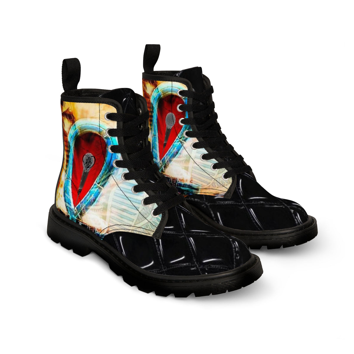 Men's Canvas HIP HOP ART Boots