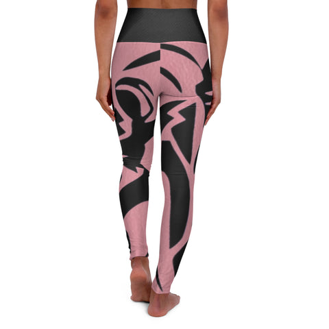 High Waisted  HIP HOP ART Yogra Leggings (AOP)