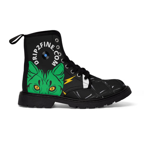 Men's  HIP HOP ART Canvas Boots