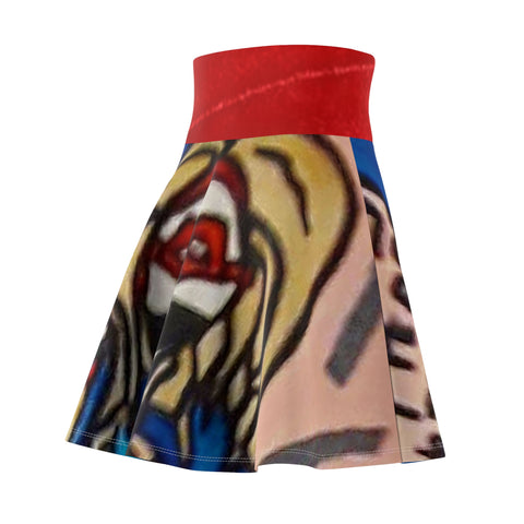 Women's  HIP HOP ART Skater Skirt (AOP)
