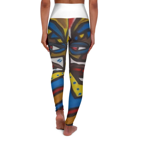 High Waisted HIP HOP ART Yoga Leggings (AOP)