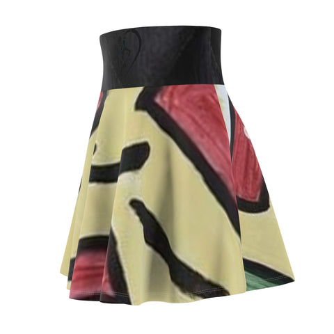 Women's HIP HOP ART Skater Skirt (AOP)