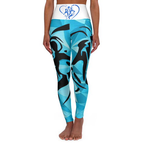 High Waisted HIP HOP ART Yoga Leggings (AOP)