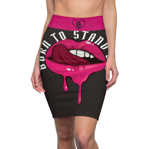 Women's  HIP HOP ART Pencil Skirt (AOP)