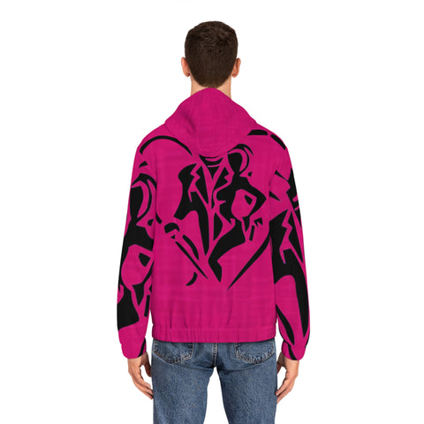 Men's Full-Zip  HIP HOP ART Hoodie (AOP)