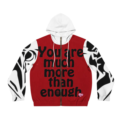 Men's Full-Zip  HIP HOP ART Hoodie (AOP)