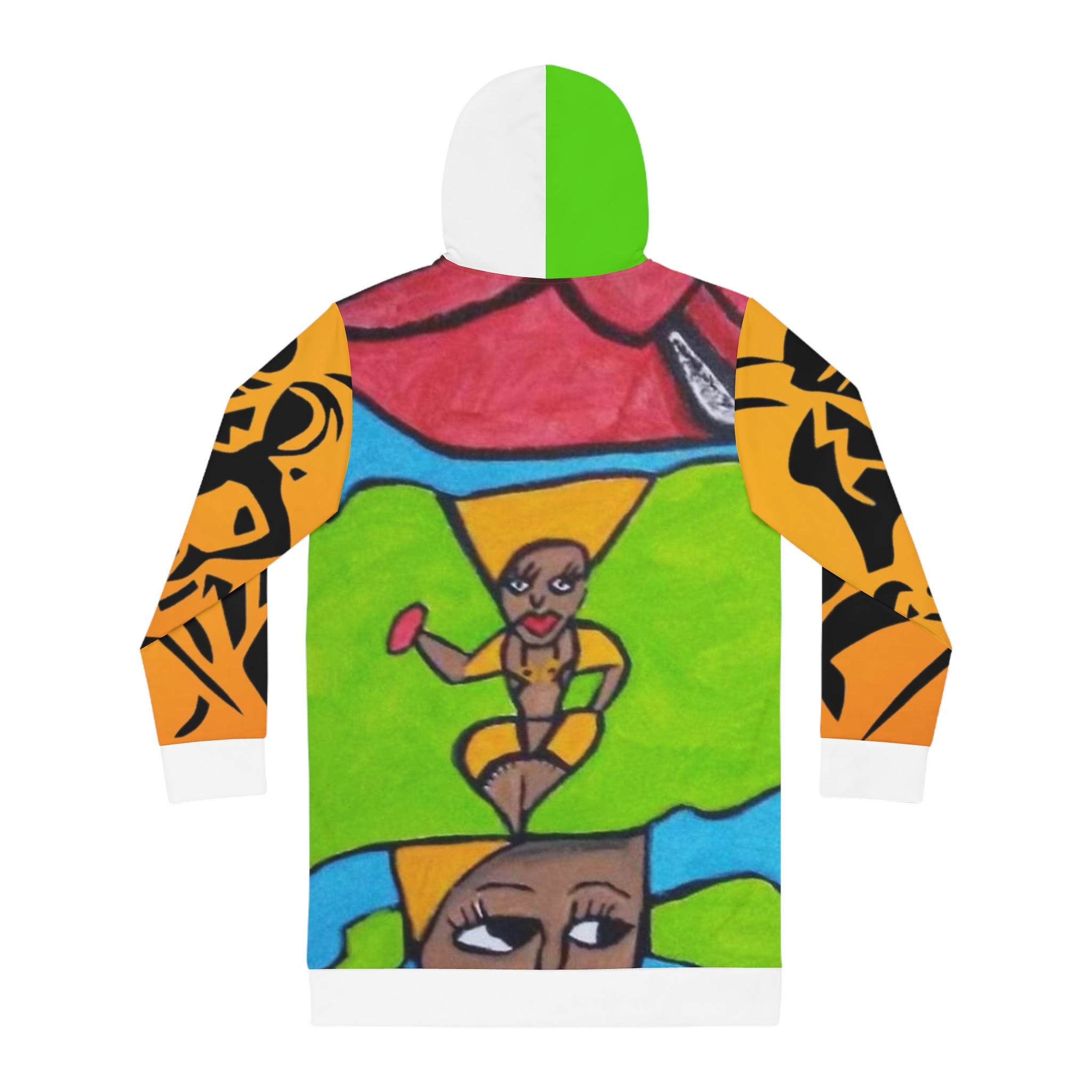 Women's HIP HOP ART Hoodie Dress (AOP)