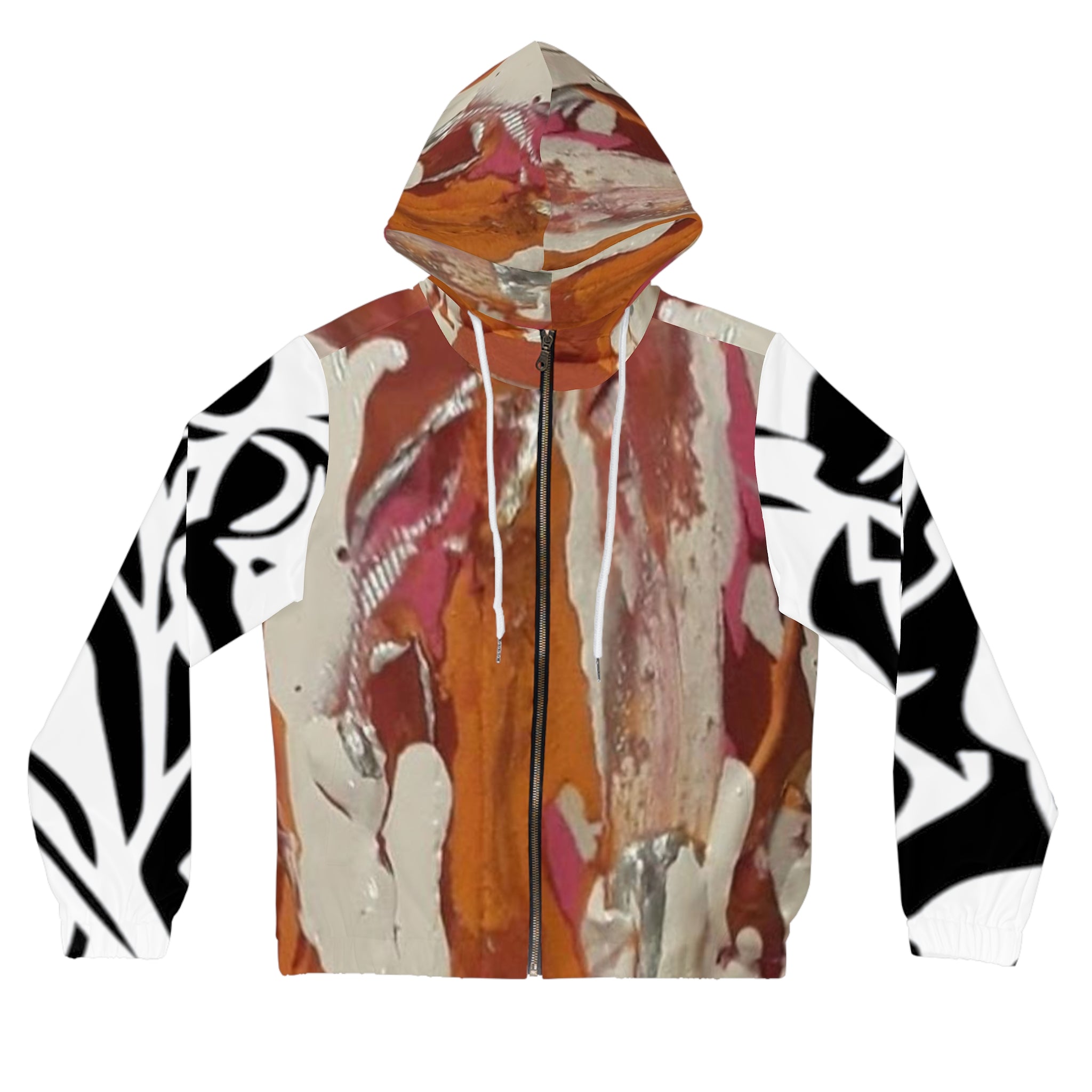 Women’s Full-Zip HIP HOP ART Hoodie (AOP)