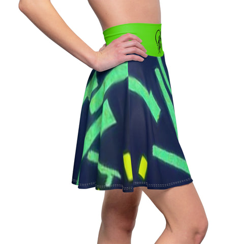 Women's  HIP HOP ART  Skater Skirt (AOP)
