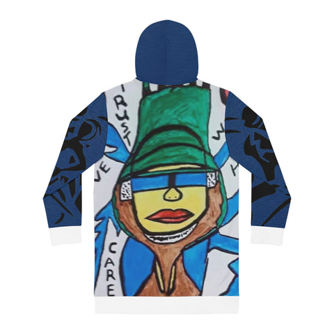 Women's  HIP HOP ART Hoodie Dress (AOP)