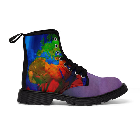 Men's Canvas  HIP HOP ART Boots