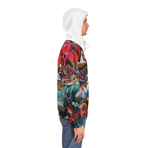 Men's Full-Zip  HIP HOP ART  Hoodie (AOP)