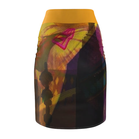 Women's HIP HOP ART Pencil Skirt (AOP)