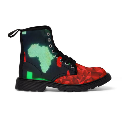 Men's Canvas HIP HOP ART  Boots