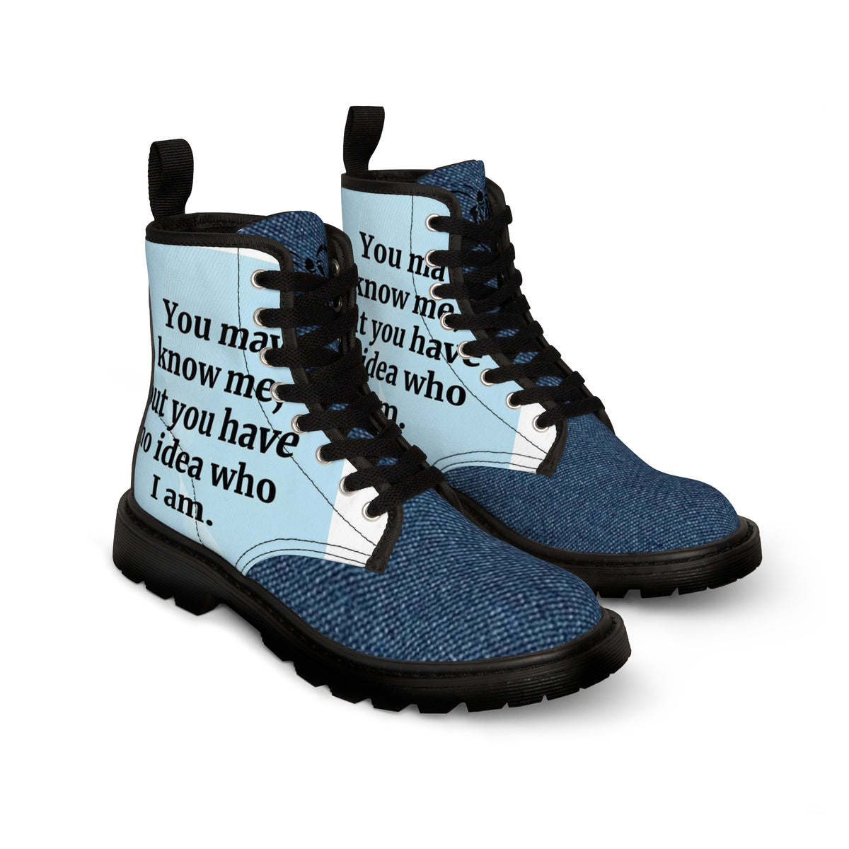 Men's Canvas  HIP HOP ART Boots