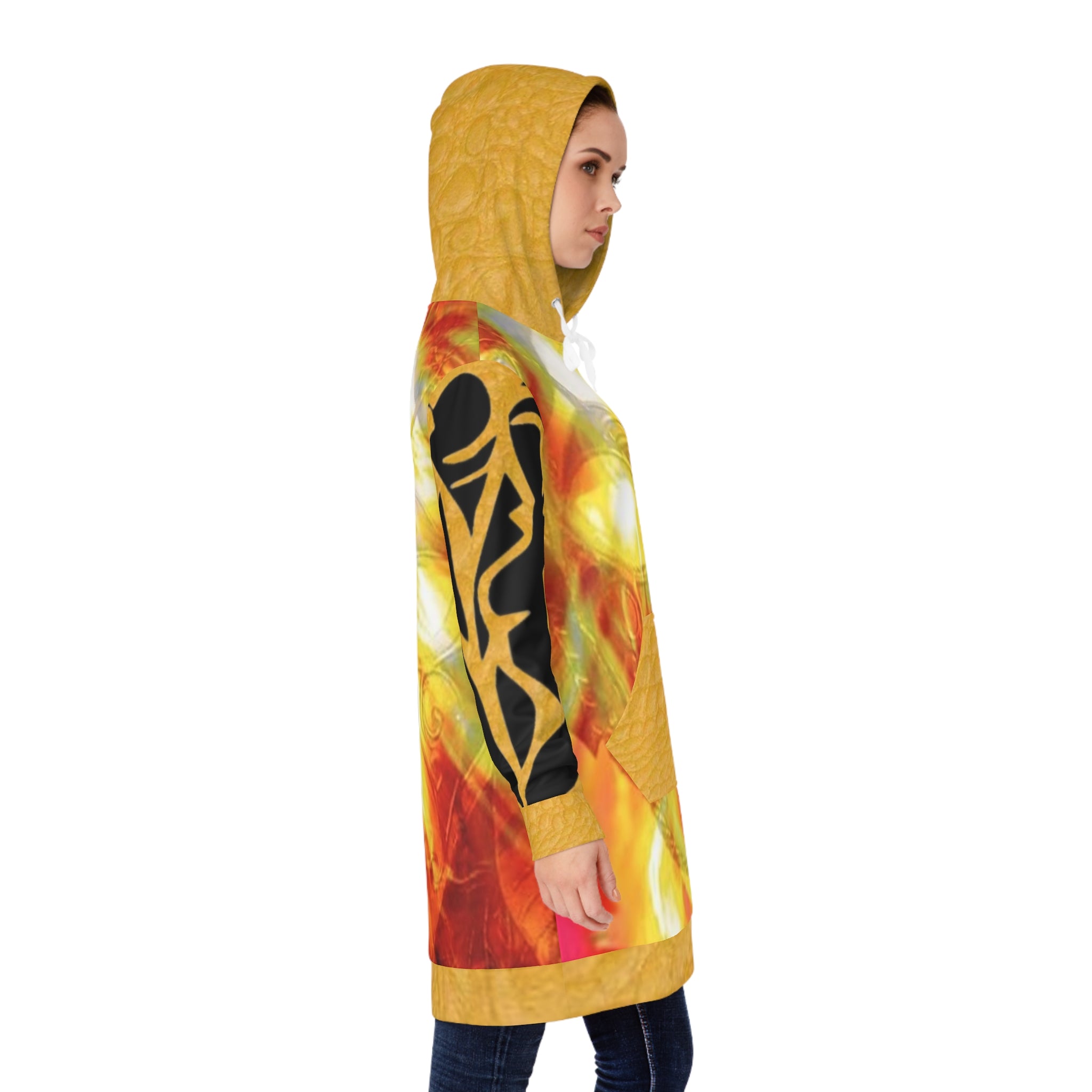 Women's HIP HOP ART Hoodie Dress (AOP)