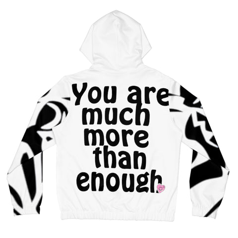 Women’s Full-Zip HIP HOP ART Hoodie (AOP)