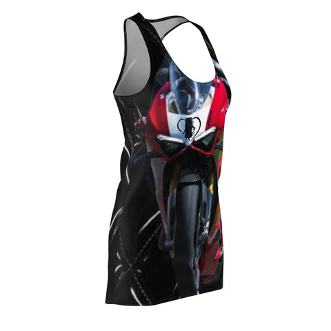 Women's Cut & Sew  HIP HOP ART Racerback Dress (AOP)