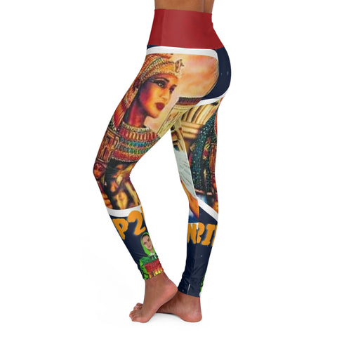 High Waisted  HIP HOP ART Yoga Leggings (AOP)