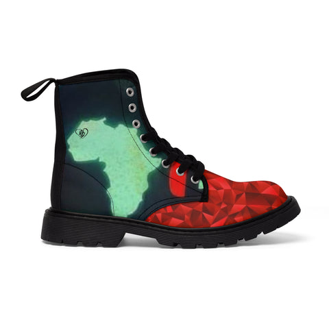 Men's Canvas HIP HOP ART  Boots