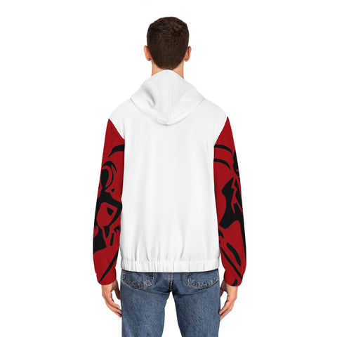 Men's Full-Zip  HIP HOP ART Hoodie (AOP)