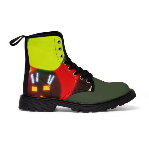 Women'sHIP HOP ART  Canvas Boots