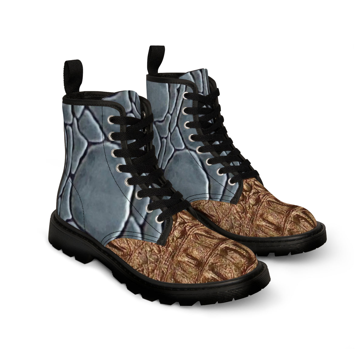 Men's HIP HOP ART Canvas Boots