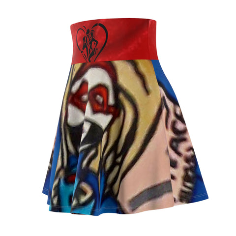 Women's  HIP HOP ART Skater Skirt (AOP)