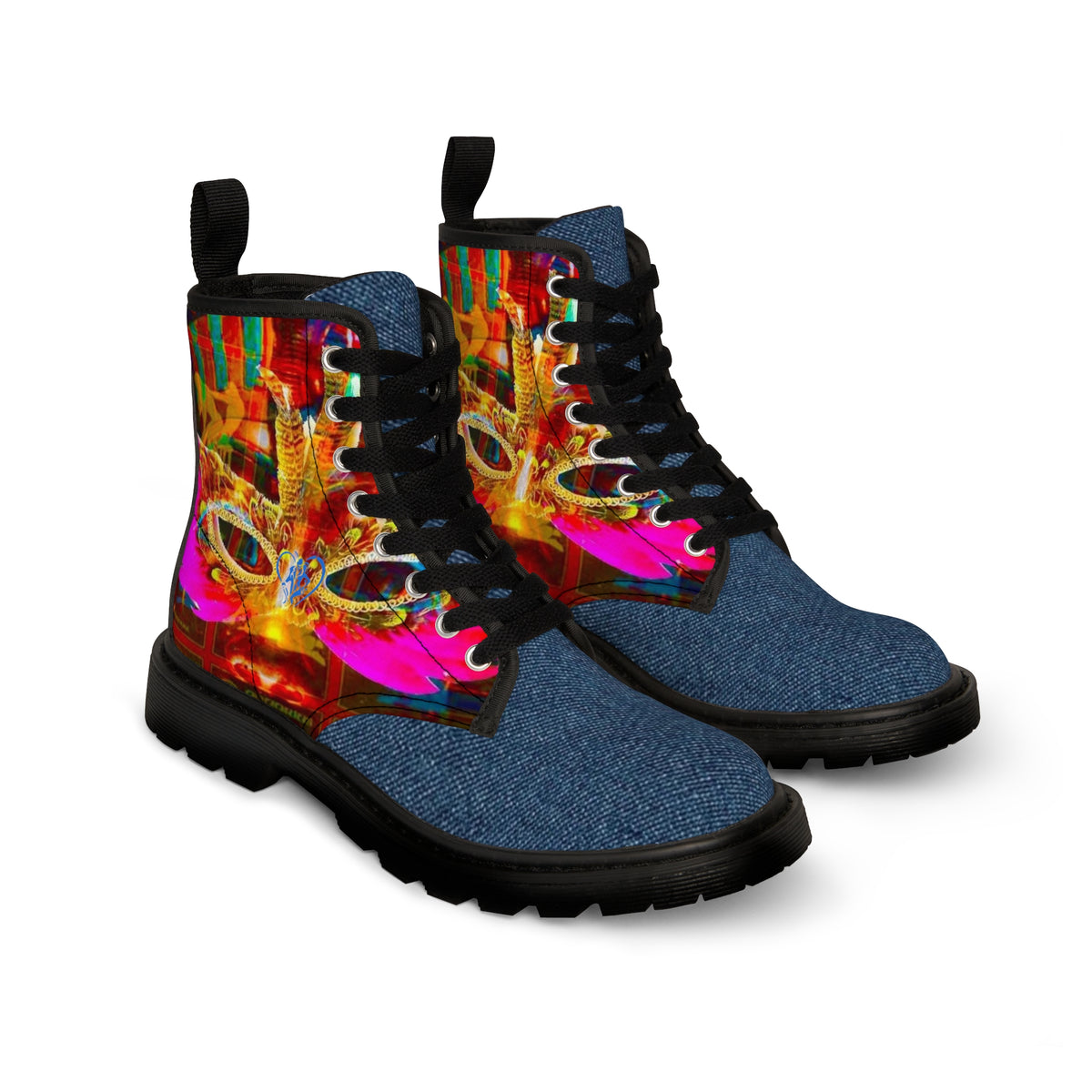 Men's Canvas HIP HOP ART Boots