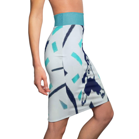 Women's HIP HOP ART Pencil Skirt (AOP)