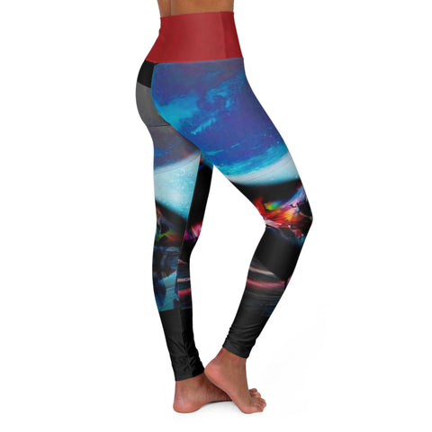 High Waisted HIP HOP ART Yoga Leggings (AOP)