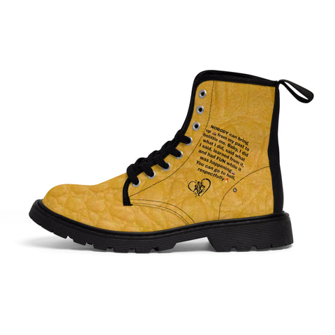 Men's Canvas  HIP HOP ART Boots