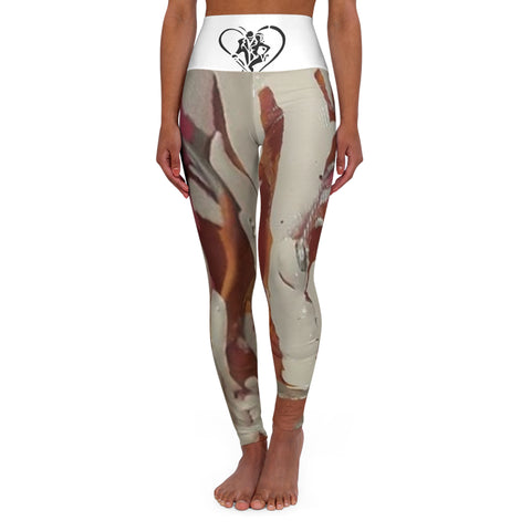 High Waisted  HIP HOP ART  Yoga Leggings (AOP)