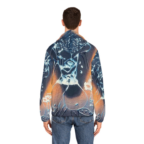 Men's Full-Zip  HIP HOP ART Hoodie (AOP)