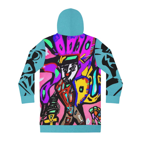 Women's HIP HOP ART Hoodie Dress (AOP)