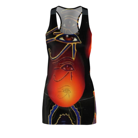 Women's Cut & Sew HIP HOP ART  Racerback Dress (AOP)
