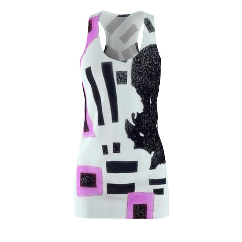Women's Cut & Sew  HIP HOP ART Racerback Dress (AOP)