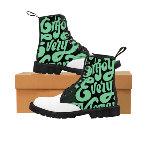 Women's HIP HOP ART Canvas Boots