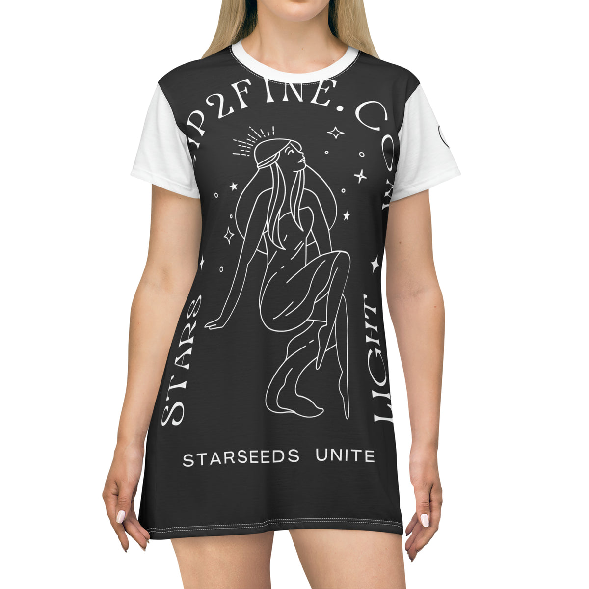 HIP HOP ART T-Shirt Dress (AOP)