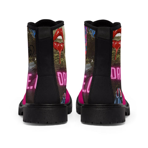 Men's Canvas HIP HOP ART  Boots