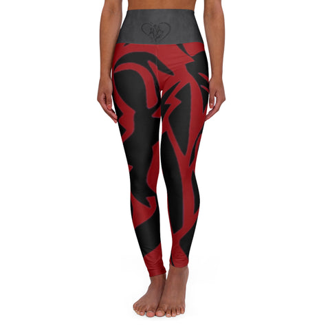 High Waisted  HIP HOP ART Yoga Leggings (AOP)