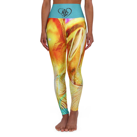 High Waisted  HIP HOP ART Yoga Leggings (AOP)