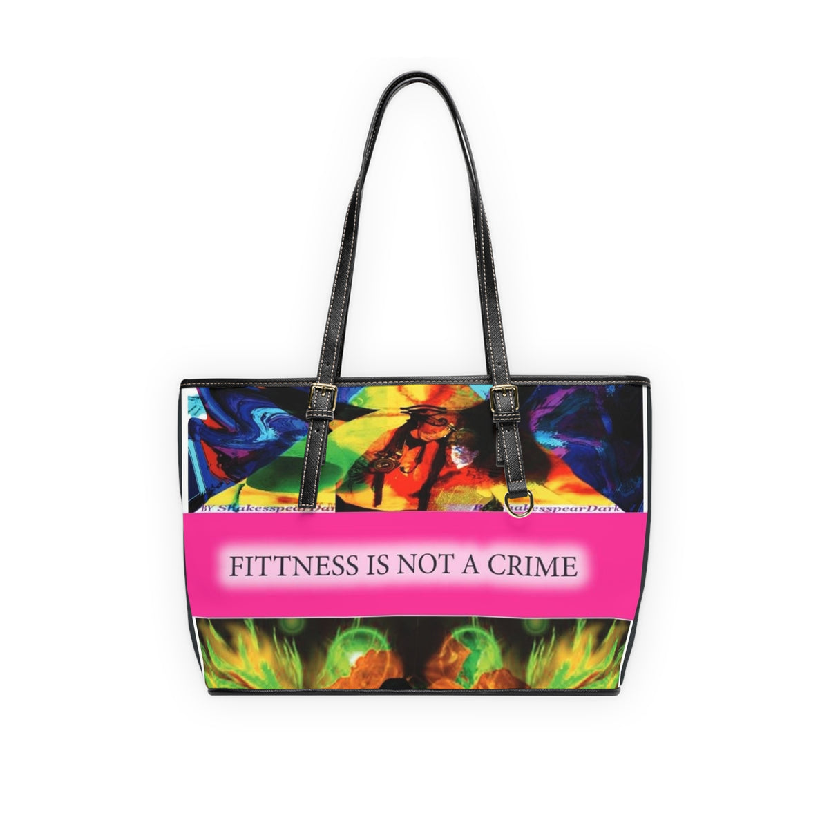 PU Leather HIP HOP ART  Shoulder Bag