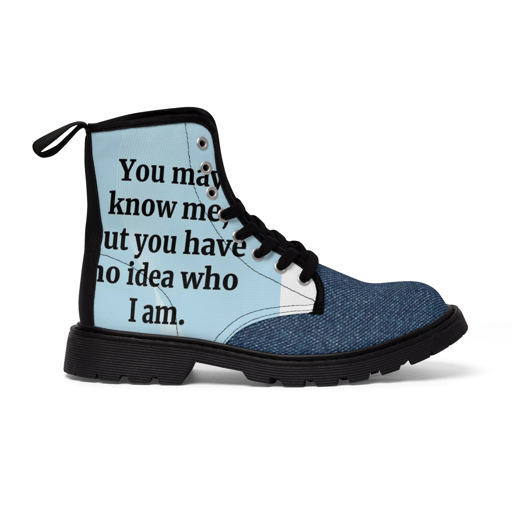 Women's HIP HOP ART Canvas Boots