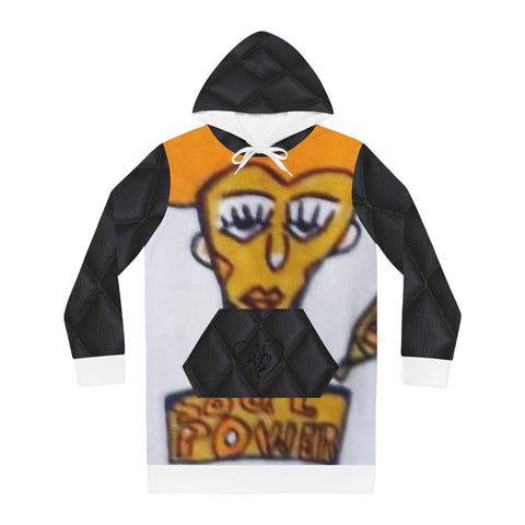 Women's HIP HOP ART  Hoodie Dress (AOP)
