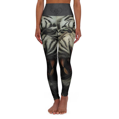 High Waisted  HIP HOP ART  Yoga Leggings (AOP)
