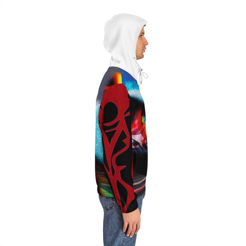 Men's Full-Zip HIP HOP ART Hoodie (AOP)