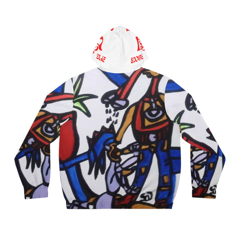 Men's Full-Zip  HIP HOP ART Hoodie (AOP)