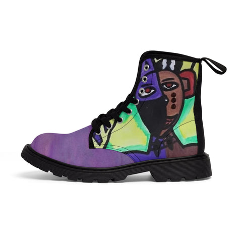 Men's Canvas  HIP HOP ART Boots