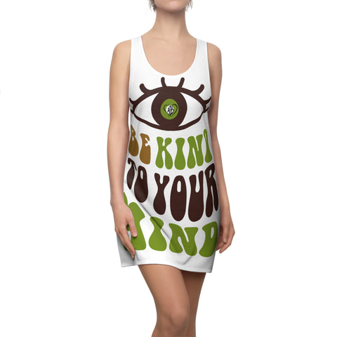 Women's Cut & Sew  HIP HOP ART Racerback Dress (AOP)